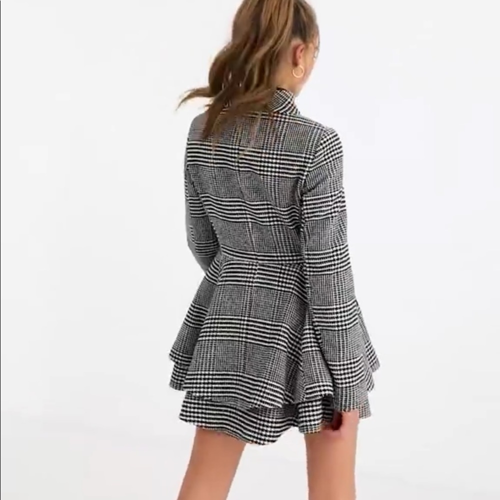Plaid Swing Skater Coat